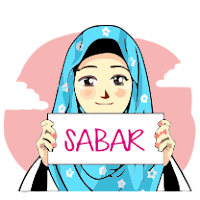  Stiker  Update Status Gambar Hijab Anak Muslimah PNG 
