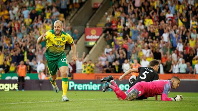 Norwich vs Manchester City: defending champions go down 2-3