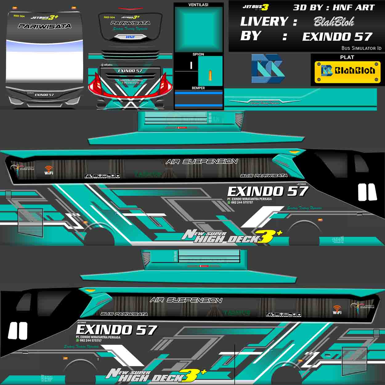 livery bussid exindo 57