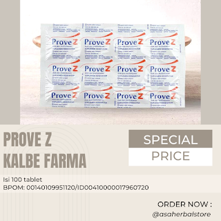 Prove Z Kalbe Farma Suplemen Zinc dan Multivitamin 100 Tablet