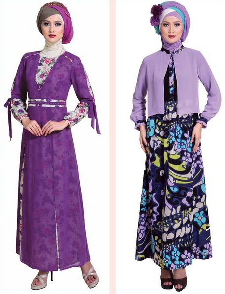 Gambar Model Baju Gamis Muslim Pesta