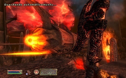 Más te vale tener práctica haciendo el Benny Hill en otros portales a Oblivion.