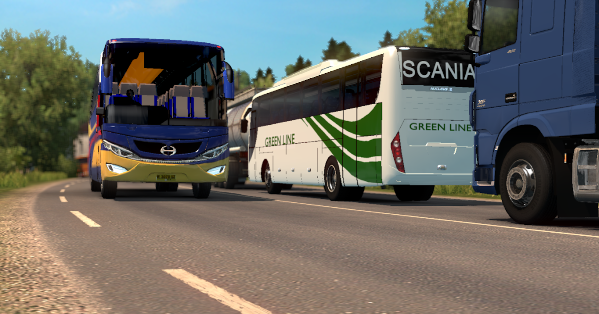 Game Euro Truck Simulator 2 Mod Bus Indonesia  Euro Truck Simulator 2