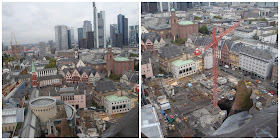 Frankfurt vista da torre da catedral