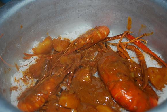 Cookery Pot - Secrets of Happiness: Nasi Beriani Udang Galah