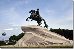 saint petersbourg cavalier de bronze