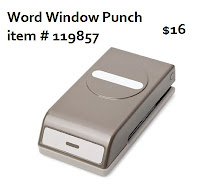 Stampin'UP! Word Window Punch