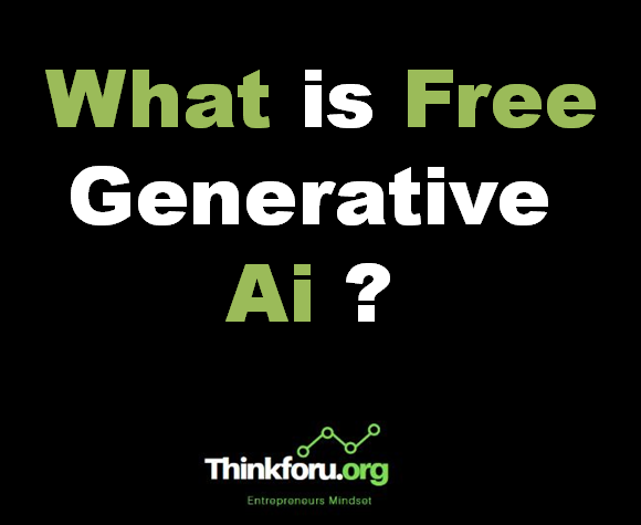 Cover Image Of What is Free Generative Ai ?