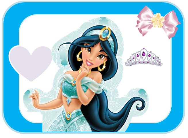 Jasmine Free Printable  Toppers, labels or stickers.
