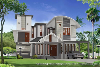 2000 House Plans on Modern Contemporary Villa Design   2000 Sq Ft Plan   Home Design