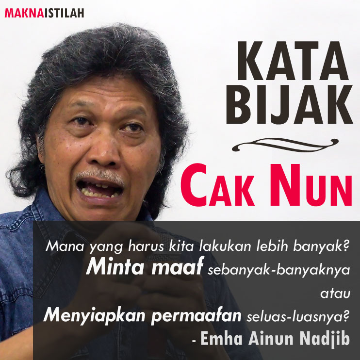 Kumpulan Kata Bijak Nasehat Pitutur Cak Nun 