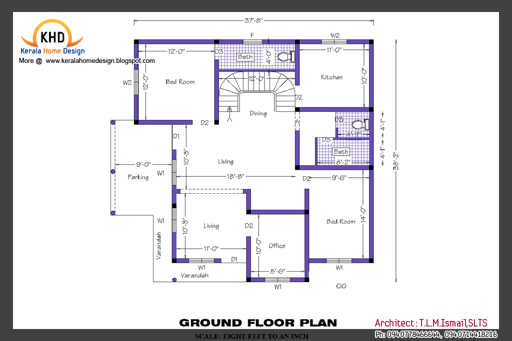  Home  plan  and elevation Kerala home  design and floor plans 