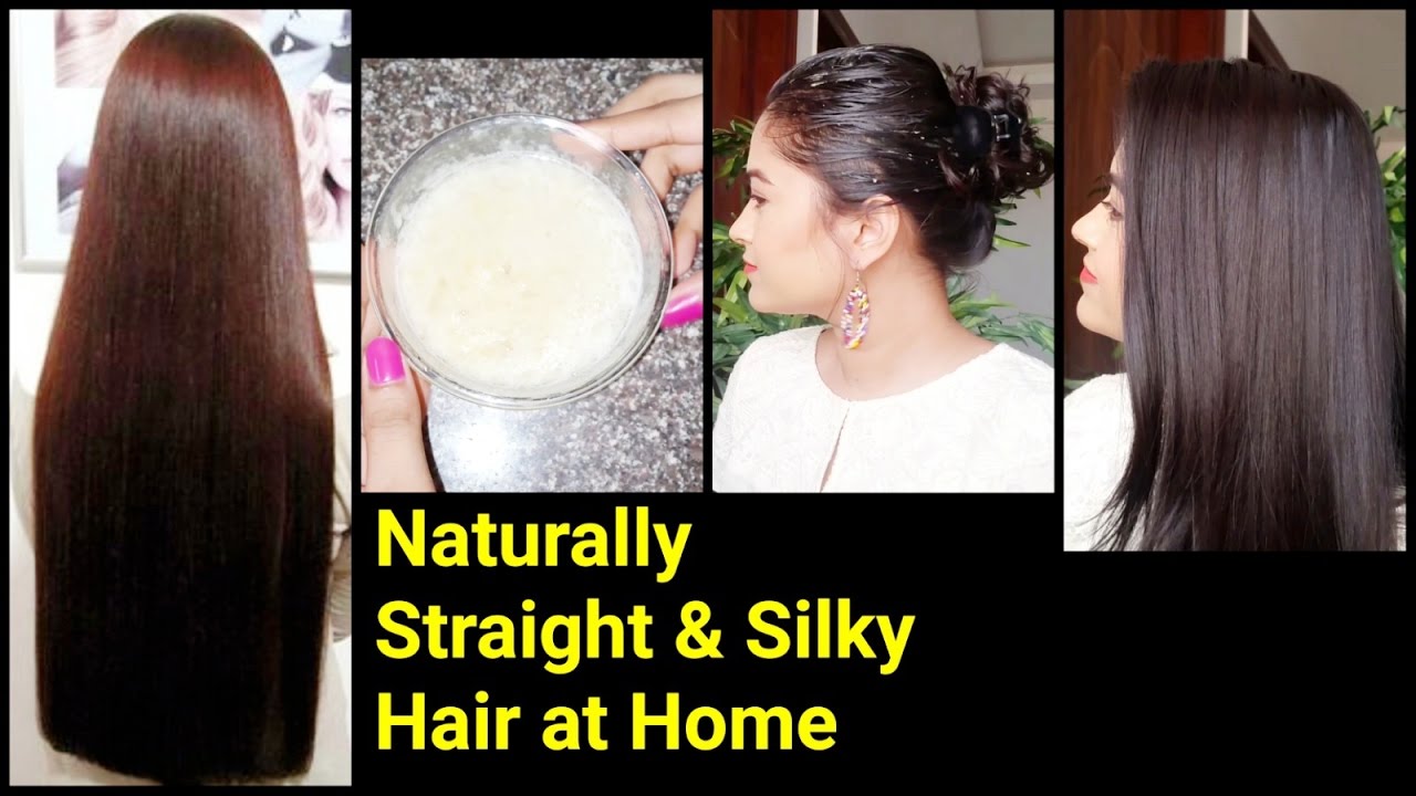 Magical Home Remedy To Get Naturally Straight Silky Hair