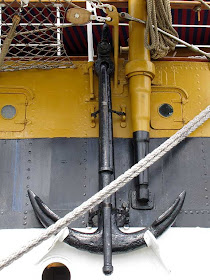 Amerigo Vespucci training ship, backup anchor
