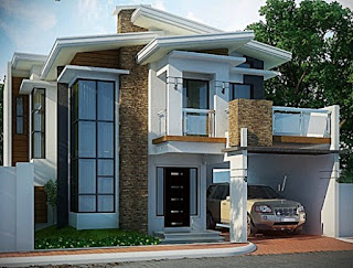 contoh rumah mewah minimalis 2 lantai - rumah interior lampung