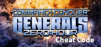 In "Command & Conquer: Generals Zero Hour," there isn't a direct cheat code specifically for obtaining tanks. However, you can use the following cheat codes to give yourself an advantage in the game: