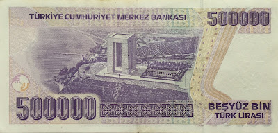 500 000 Turk Lirsi banknote