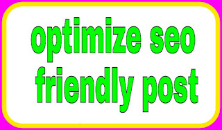 how to optimize a blog post for SEO. Search Engine Optimize Google