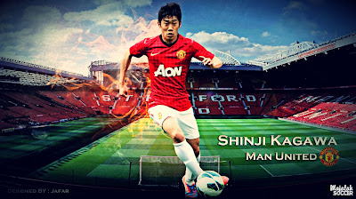Wallpapers Shinji Kagawa Manchester United (MU) 2012-2013