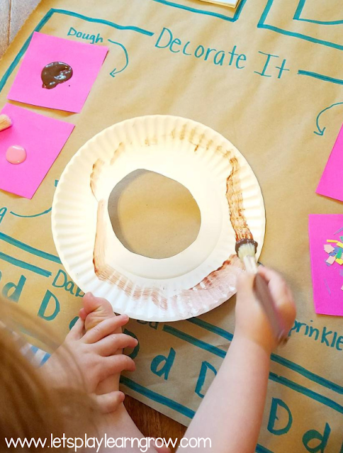 Paper Plate Donut Craft
