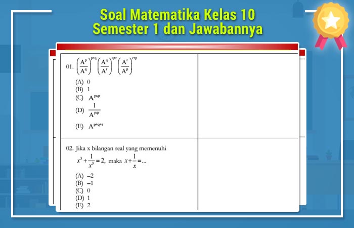 Top Soal Matematika Wajib Kelas 10 Semester 2 Dan Jawabannya