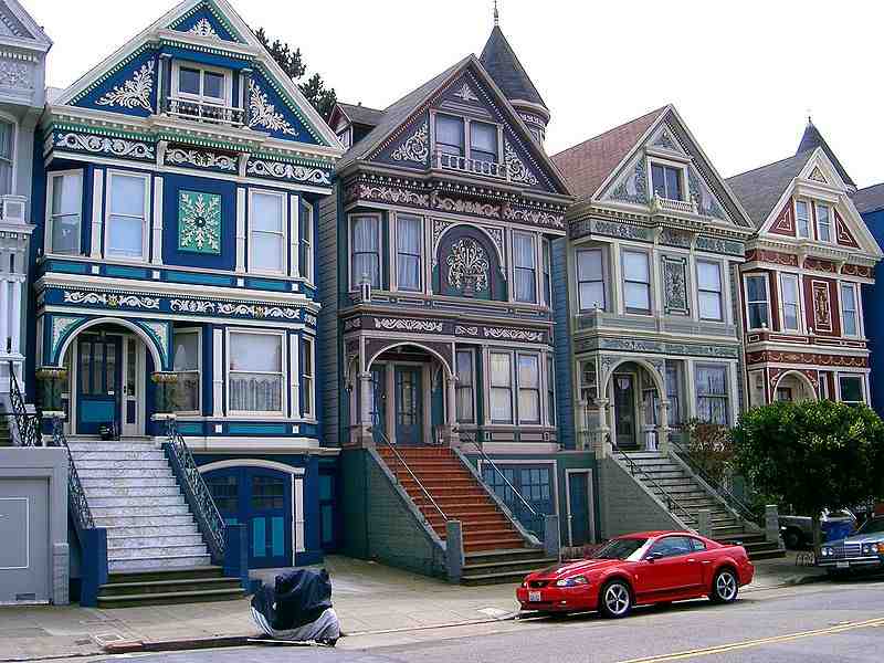 Painted Ladies Victorians San Francisco