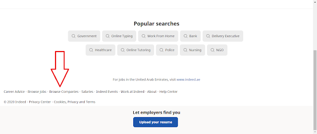 How to search job from google in india