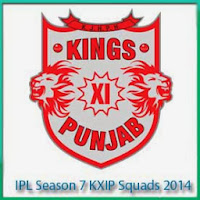 IPL Season 7 KXIP Squads Profile List and KXIP IPL 7 Schedule 2014 and Theme Songs