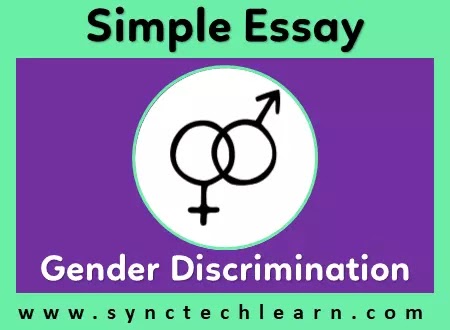 essay on gender discrimination in english