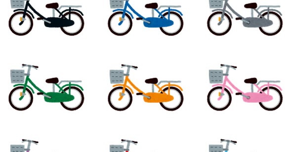 いろいろな色の自転車のイラスト かわいいフリー素材集 いらすとや