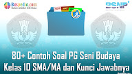 Lengkap - 80+ Contoh Soal PG Seni Budaya Kelas 10 SMA/MA dan Kunci
Jawabnya Terbaru