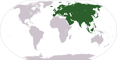 Map of Eurasia Locations