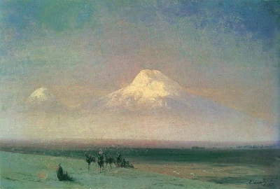 Valley of Mount Ararat (1882) painting Ivan Aivazovsky