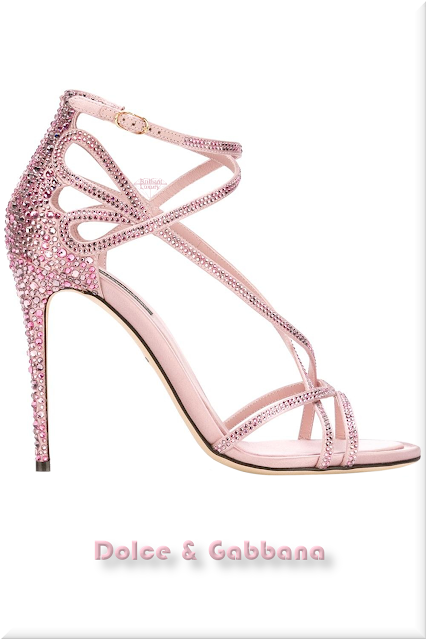 ♦Sparkling pink Dolce & Gabbana Keira sandal #dolcegabbana #shoes #pink #pantone #brilliantluxury