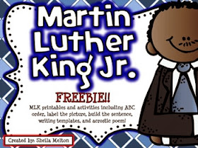 http://www.teacherspayteachers.com/Product/Martin-Luther-King-Jr-Activities-FREEBIE-Print-and-go-1056250