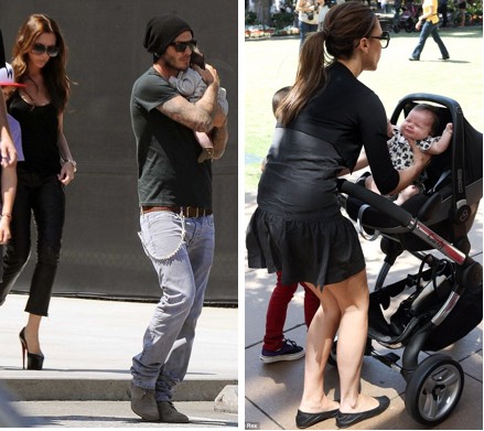 Beckham  Harper on Victoria Beckham With Harper Jpg