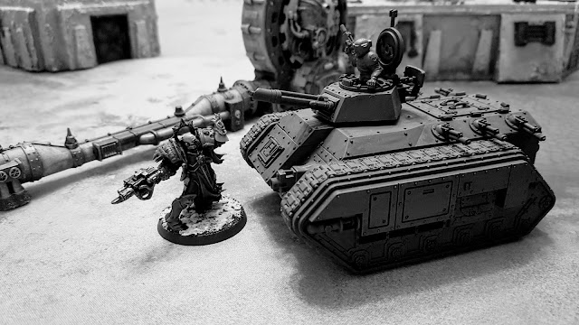 Warhammer 40k battle report - Eternal War -  Crusade - 500 points - Imperial Guard vs Chaos Space Marines - The Purge