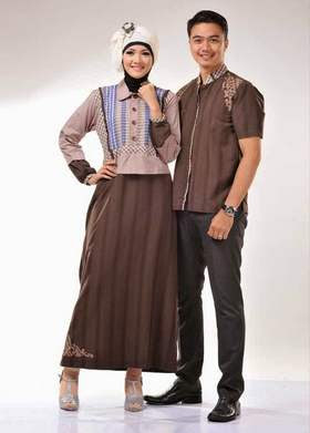 Aneka Desain Baju Muslim Couple Remaja untuk Lebaran