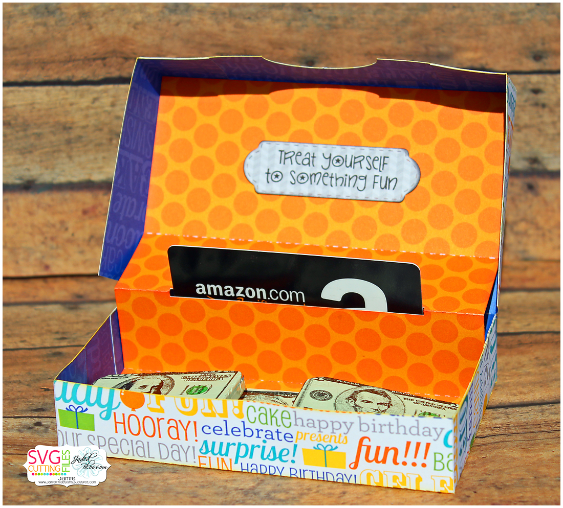 Download SVG Cutting Files: New Gift Card Lidded Treat Box!
