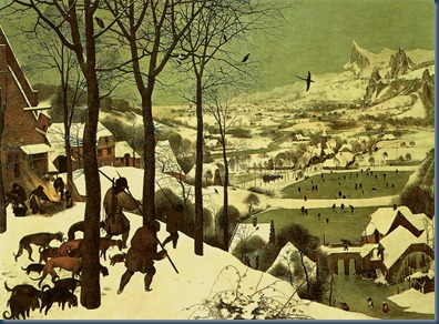 Cazadores en la nieve 1565