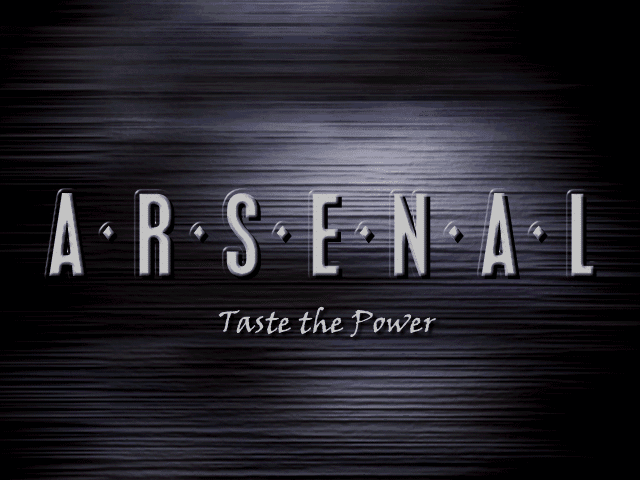 ARSENAL Taste the Power DOS title