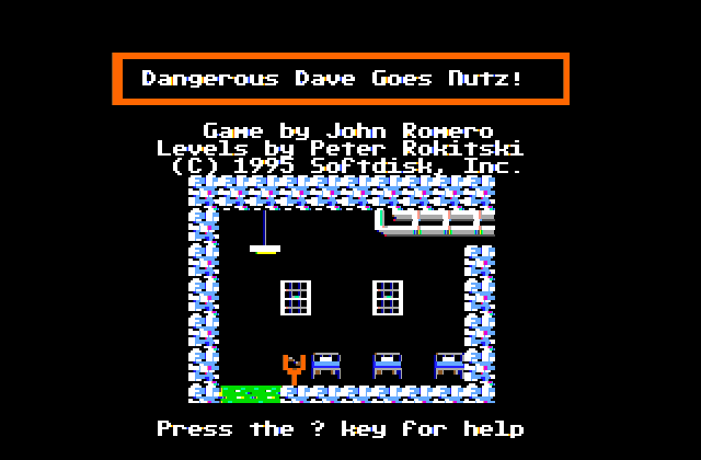 Dangerous Dave Goes Nutz! ( Apple II )