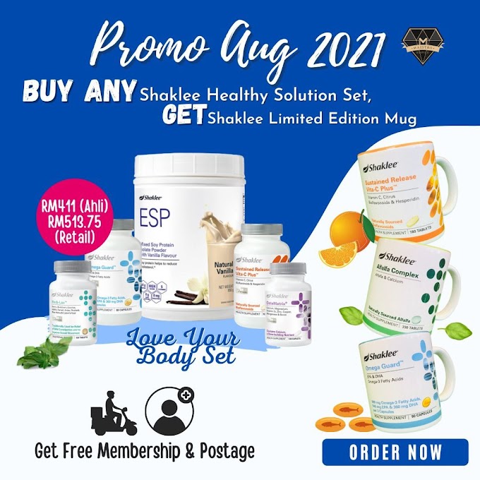 Promosi Shaklee Ogos 2021