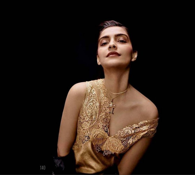Sonam Kapoor Stunning photoshoot for Elle Magazine