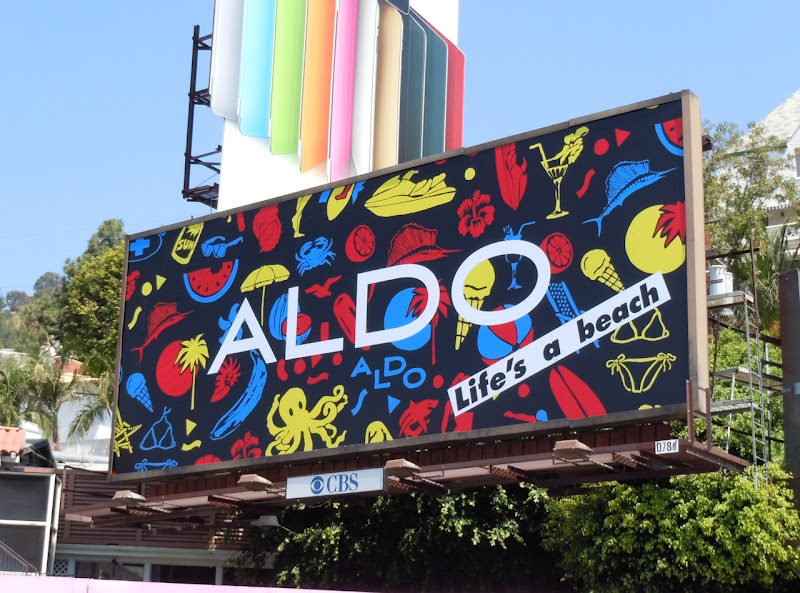 Aldo Shoes Life's a Beach billboard