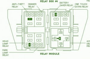 Fuse Box Ford 1998 Explorer XLT Diagram