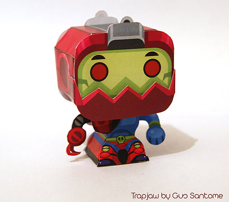 Mini Trap Jaw Papercraft