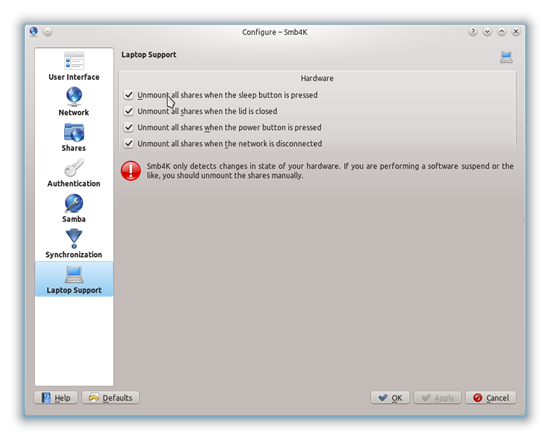 smb4k configuration_laptop_support