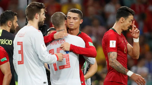 Portugal vs Spanyol 3-3, Ronaldo: Hasil yang Adil