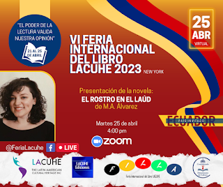 M.A. Álvarez. Escritora. VI Feria Internacional del Libro Lacuhe 2023